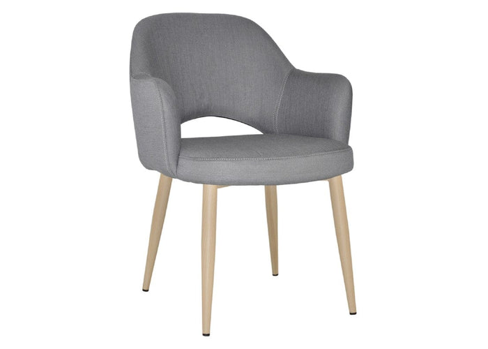 EZ Hospitality Cairo Indoor Armchair Metal Base - Birch 4 Leg EZ Hospitality gravity steel 