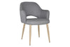 EZ Hospitality Cairo Indoor Armchair Metal Base - Birch 4 Leg - Thumbnail 1 