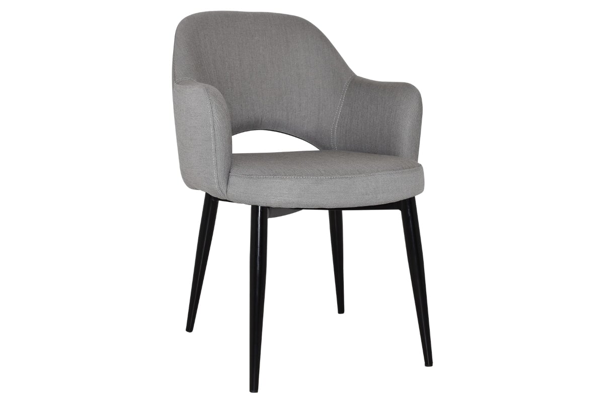 EZ Hospitality Cairo Indoor Armchair Metal Base - Black 4 Leg EZ Hospitality gravity steel 