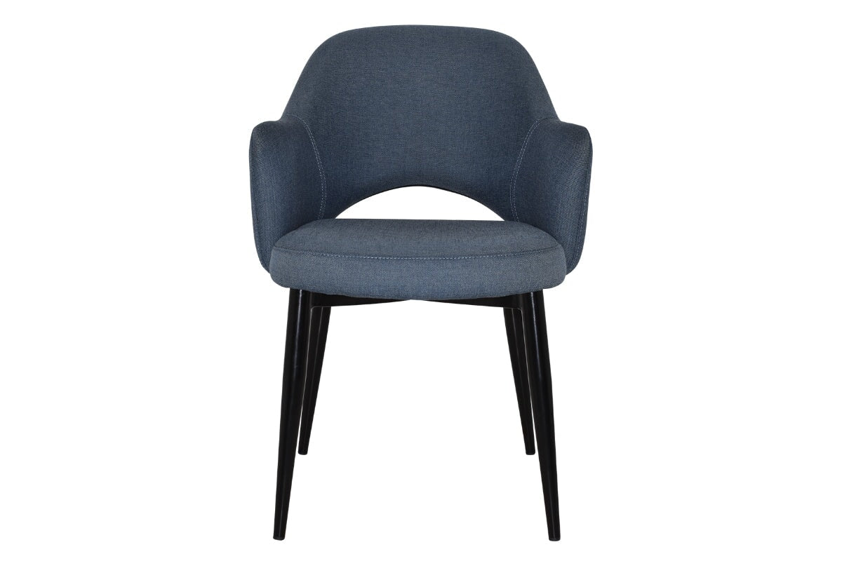 EZ Hospitality Cairo Indoor Armchair Metal Base - Black 4 Leg EZ Hospitality 