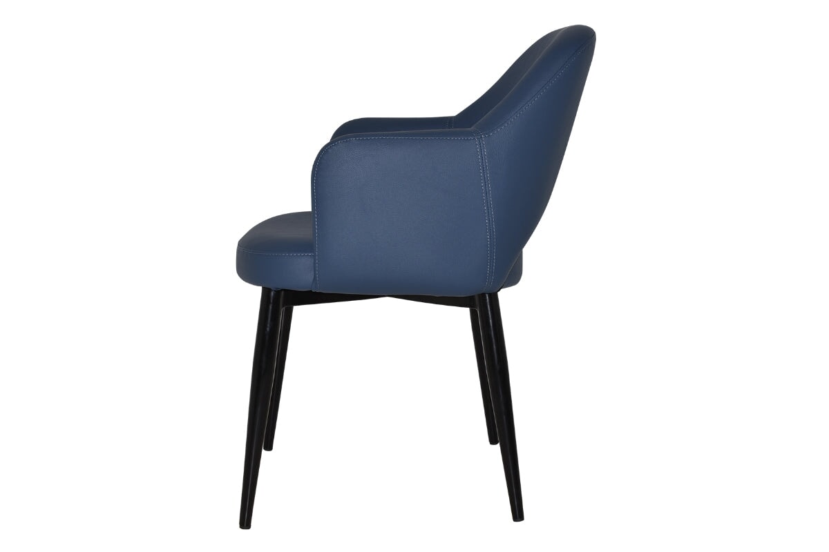 EZ Hospitality Cairo Indoor Armchair Metal Base - Black 4 Leg EZ Hospitality 