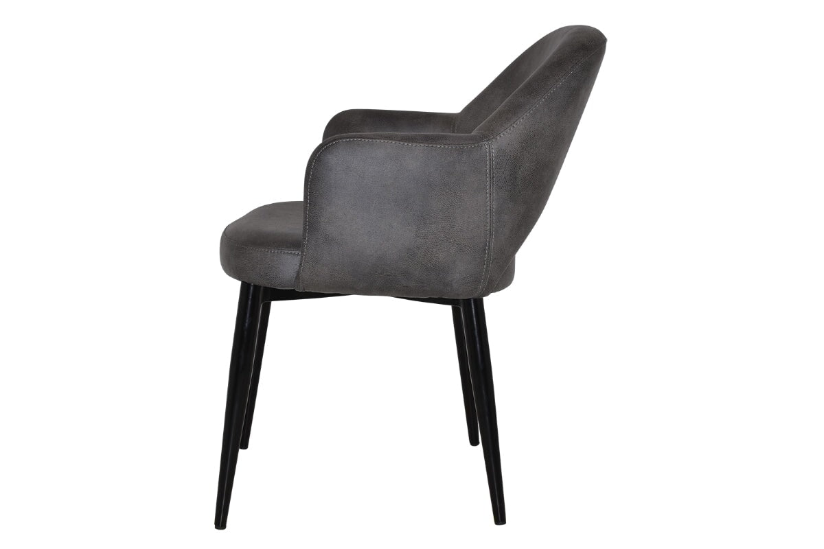 EZ Hospitality Cairo Indoor Armchair Metal Base - Black 4 Leg EZ Hospitality 