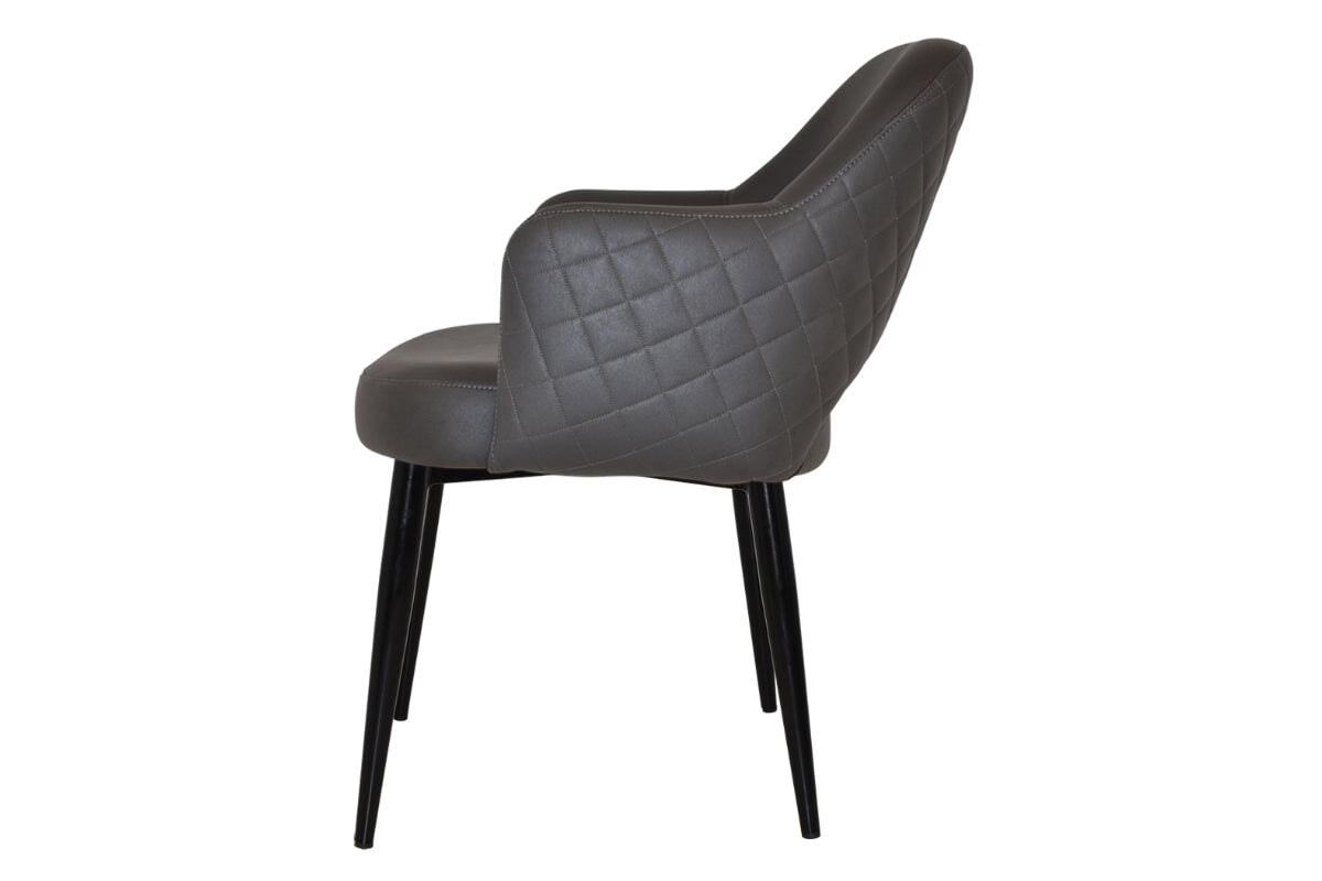 EZ Hospitality Cairo Indoor Armchair Metal Base - Black 4 Leg EZ Hospitality 