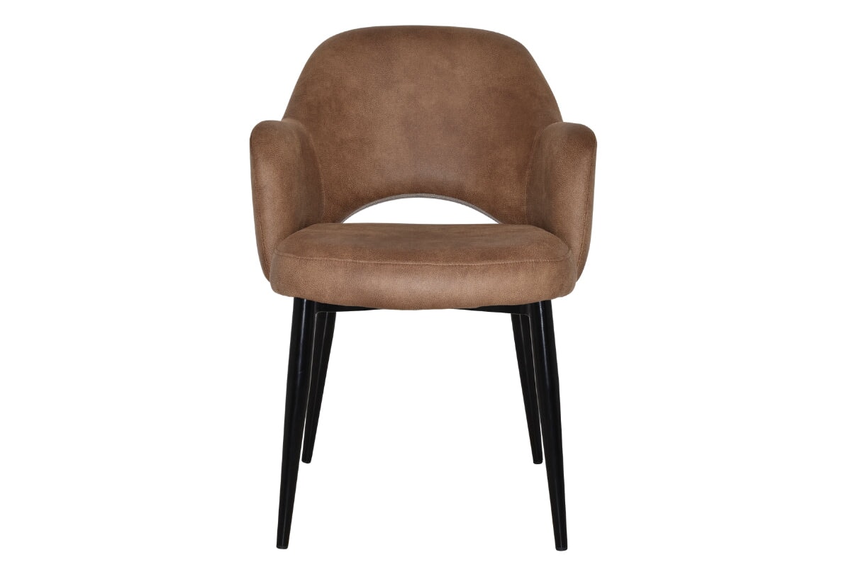 EZ Hospitality Cairo Indoor Armchair Metal Base - Black 4 Leg EZ Hospitality 