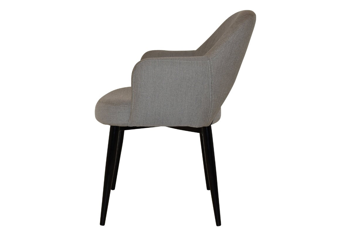 EZ Hospitality Cairo Indoor Armchair Metal Base - Black 4 Leg EZ Hospitality 