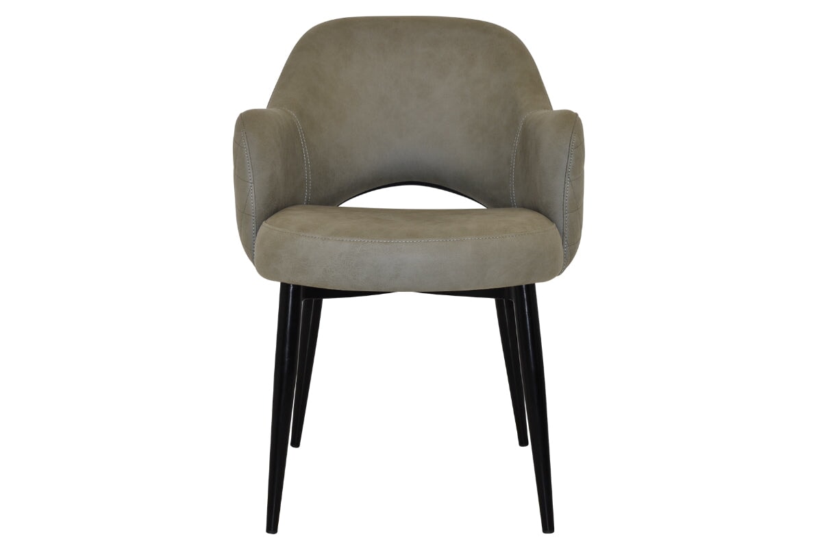 EZ Hospitality Cairo Indoor Armchair Metal Base - Black 4 Leg EZ Hospitality 
