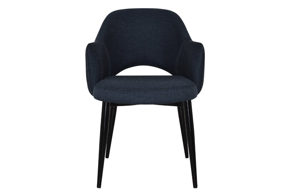 EZ Hospitality Cairo Indoor Armchair Metal Base - Black 4 Leg EZ Hospitality 