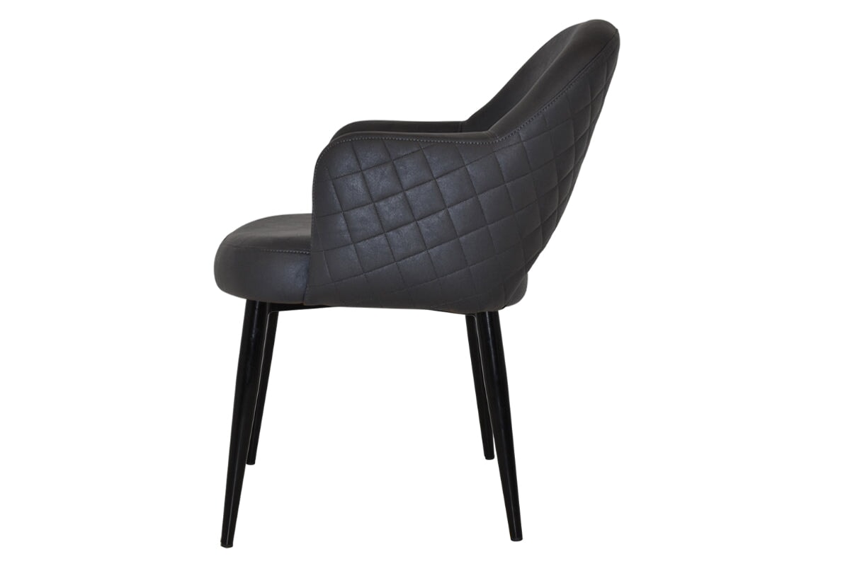 EZ Hospitality Cairo Indoor Armchair Metal Base - Black 4 Leg EZ Hospitality 
