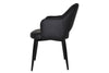 EZ Hospitality Cairo Indoor Armchair Metal Base - Black 4 Leg - Thumbnail 7 