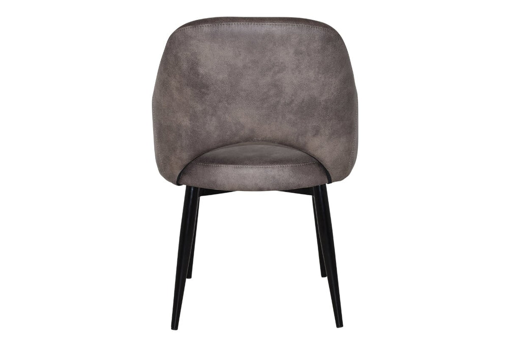 EZ Hospitality Cairo Indoor Armchair Metal Base - Black 4 Leg-pelle benito sage  