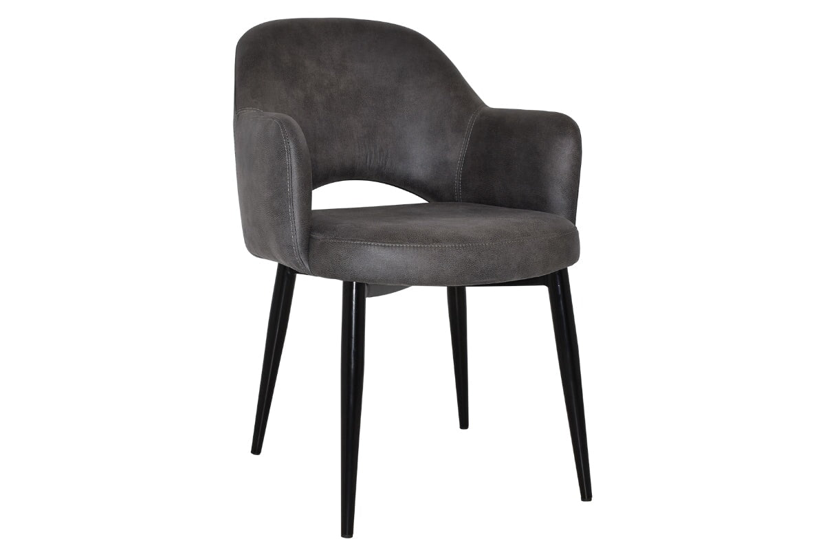 EZ Hospitality Cairo Indoor Armchair Metal Base - Black 4 Leg EZ Hospitality eastwood slate 