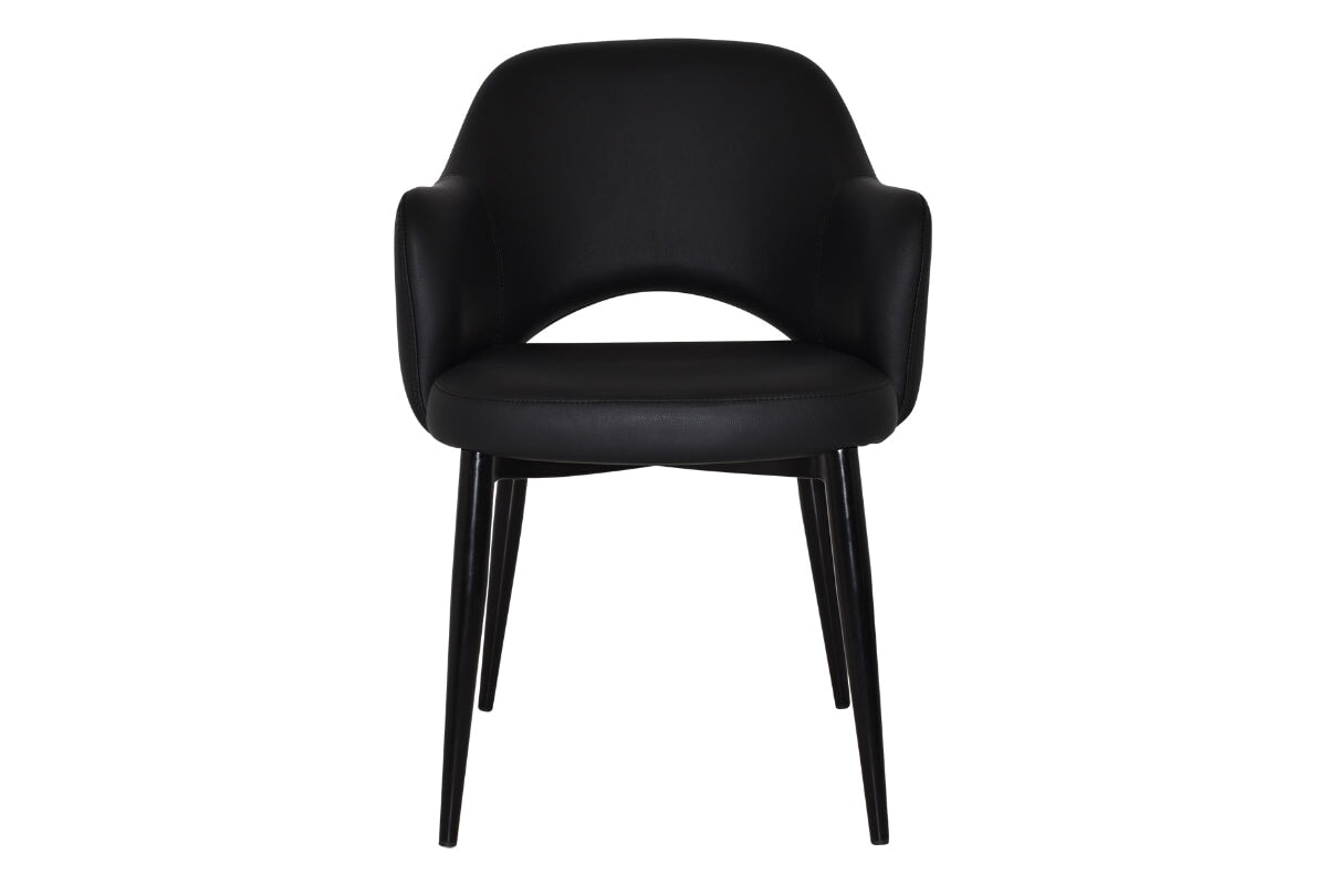EZ Hospitality Cairo Indoor Armchair Metal Base - Black 4 Leg EZ Hospitality 