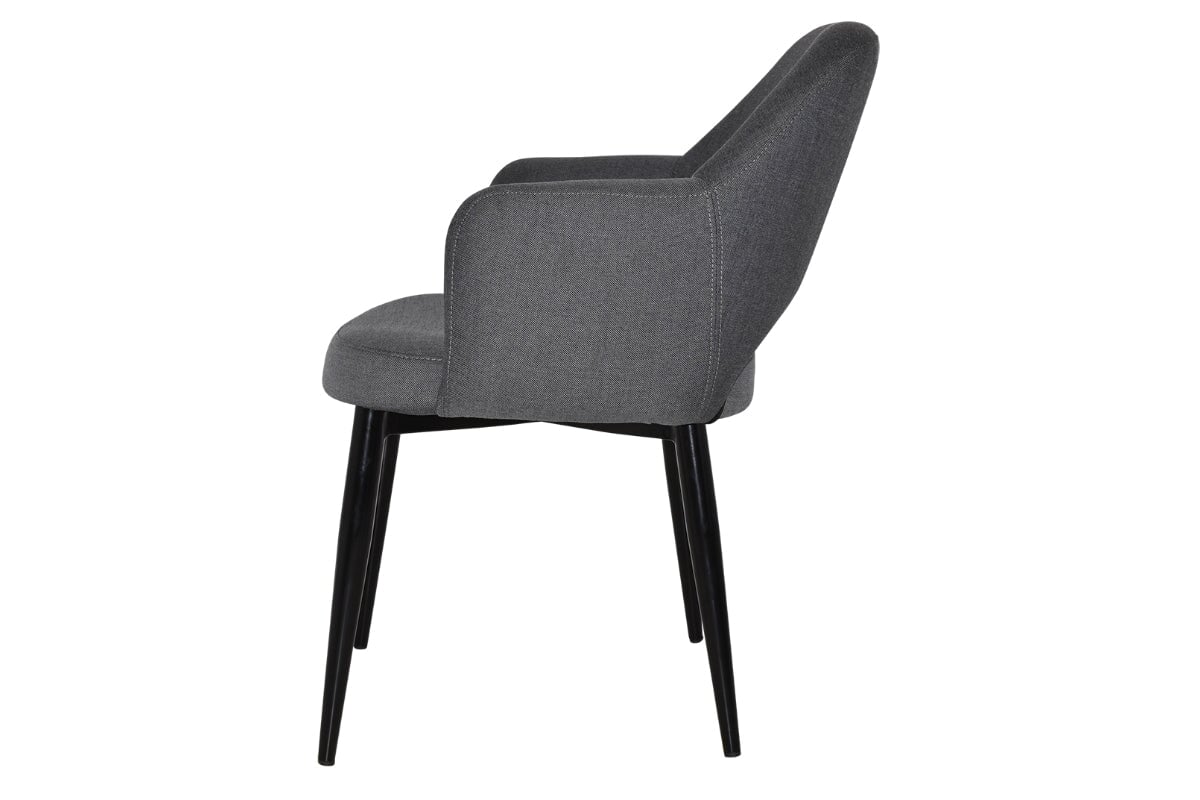 EZ Hospitality Cairo Indoor Armchair Metal Base - Black 4 Leg EZ Hospitality 
