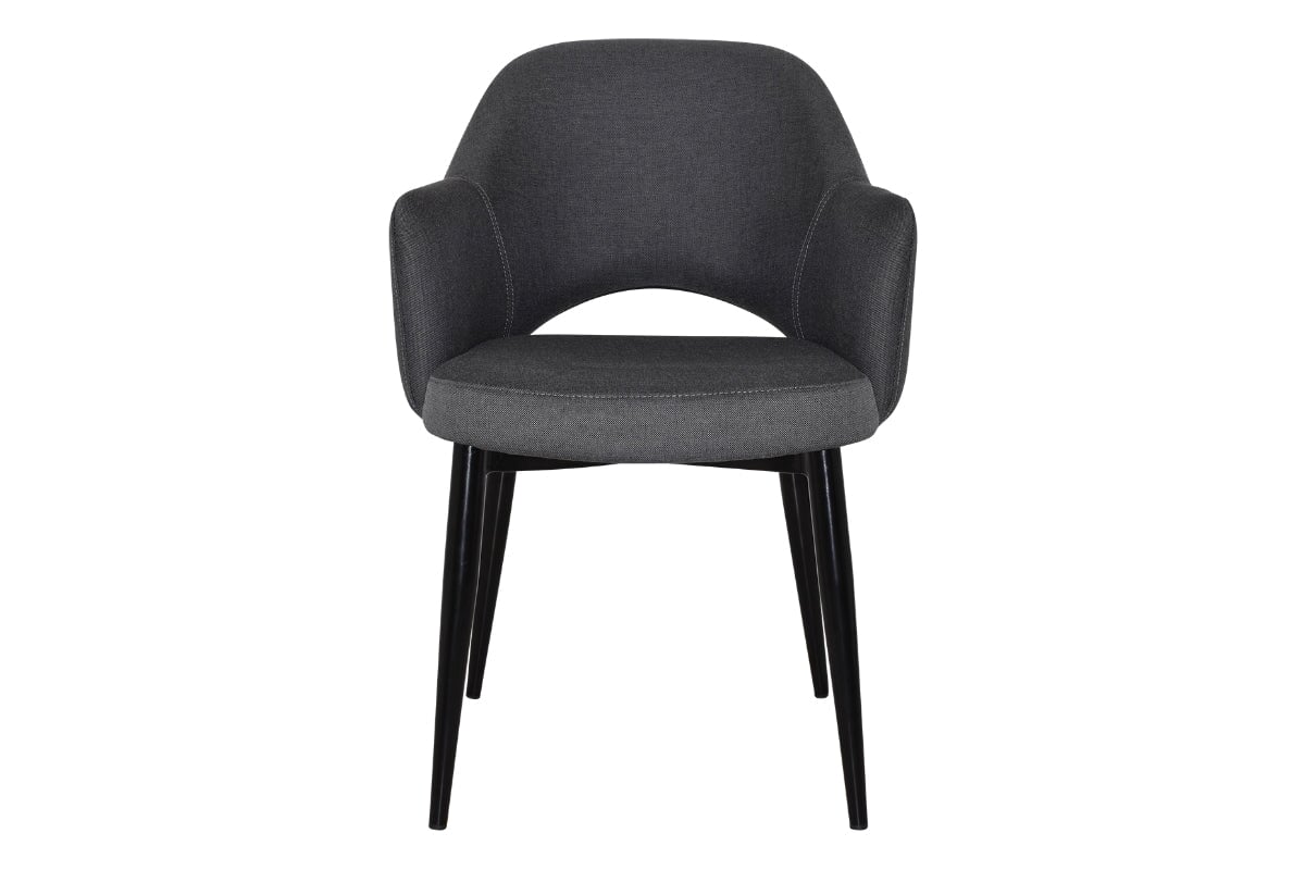 EZ Hospitality Cairo Indoor Armchair Metal Base - Black 4 Leg EZ Hospitality 