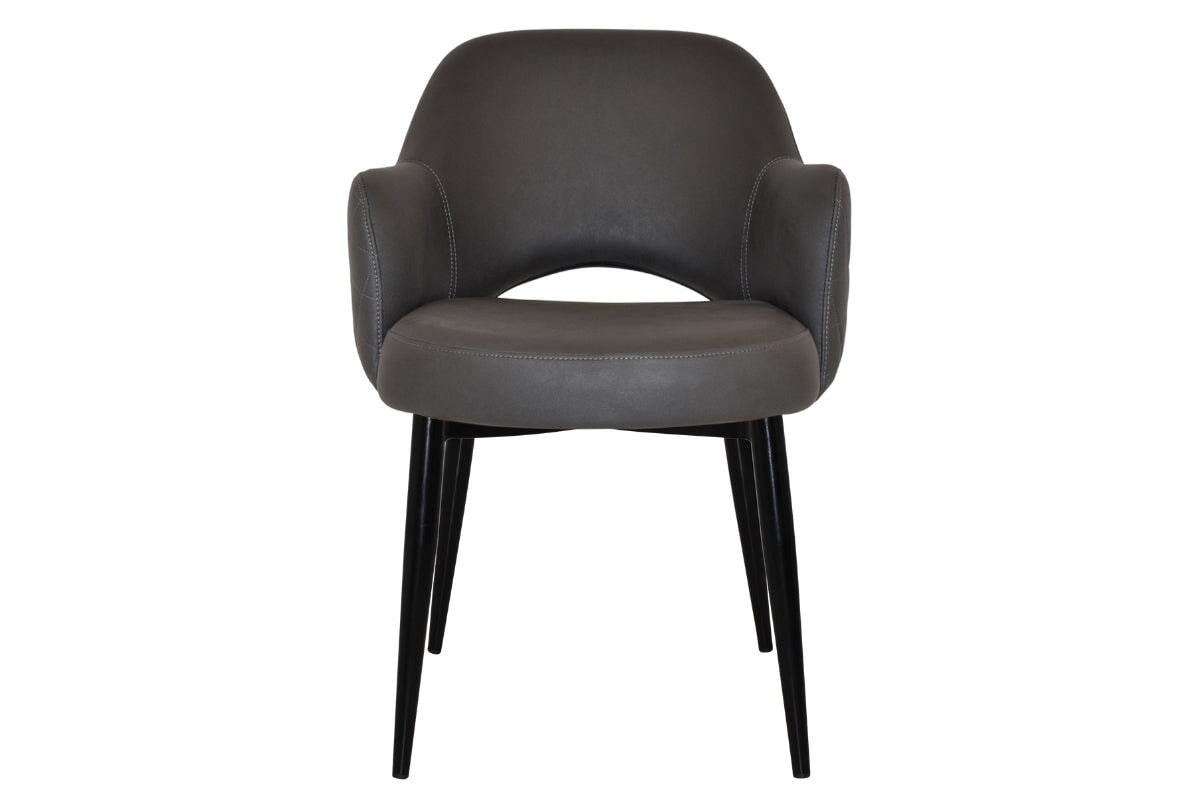 EZ Hospitality Cairo Indoor Armchair Metal Base - Black 4 Leg EZ Hospitality 