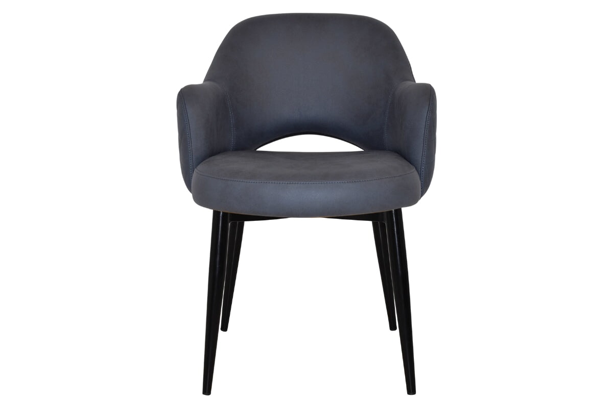 EZ Hospitality Cairo Indoor Armchair Metal Base - Black 4 Leg EZ Hospitality 