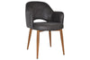 EZ Hospitality Cairo Indoor Armchair Metal Base - Slim Light Oak 4 Leg - Thumbnail 37 