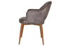 EZ Hospitality Cairo Indoor Armchair Metal Base - Slim Light Oak 4 Leg - Thumbnail 42 