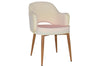 EZ Hospitality Cairo Indoor Armchair Metal Base - Slim Light Oak 4 Leg - Thumbnail 77 