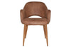 EZ Hospitality Cairo Indoor Armchair Metal Base - Slim Light Oak 4 Leg - Thumbnail 45 