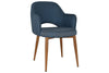 EZ Hospitality Cairo Indoor Armchair Metal Base - Slim Light Oak 4 Leg - Thumbnail 68 