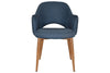 EZ Hospitality Cairo Indoor Armchair Metal Base - Slim Light Oak 4 Leg - Thumbnail 19 