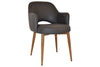 EZ Hospitality Cairo Indoor Armchair Metal Base - Slim Light Oak 4 Leg - Thumbnail 74 