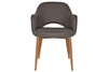 EZ Hospitality Cairo Indoor Armchair Metal Base - Slim Light Oak 4 Leg - Thumbnail 15 