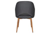 EZ Hospitality Cairo Indoor Armchair Metal Base - Slim Light Oak 4 Leg - Thumbnail 29 