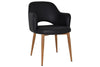 EZ Hospitality Cairo Indoor Armchair Metal Base - Slim Light Oak 4 Leg - Thumbnail 6 
