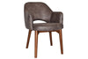 EZ Hospitality Cairo Indoor Armchair Timber Base - Light Walnut 4 Leg - Thumbnail 34 