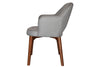 EZ Hospitality Cairo Indoor Armchair Timber Base - Light Walnut 4 Leg - Thumbnail 27 
