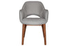 EZ Hospitality Cairo Indoor Armchair Timber Base - Light Walnut 4 Leg - Thumbnail 25 