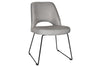 EZ Hospitality Cairo Indoor Armless Chair Metal Base - Black Sled - Thumbnail 4 
