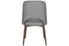 EZ Hospitality Cairo Indoor Armless Chair Metal Base - Light Walnut 4 Leg - Thumbnail 35 