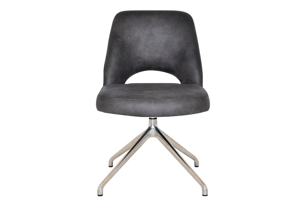 EZ Hospitality Cairo Indoor Armless Chair Metal Base - Trestle-pelle/benito tan  