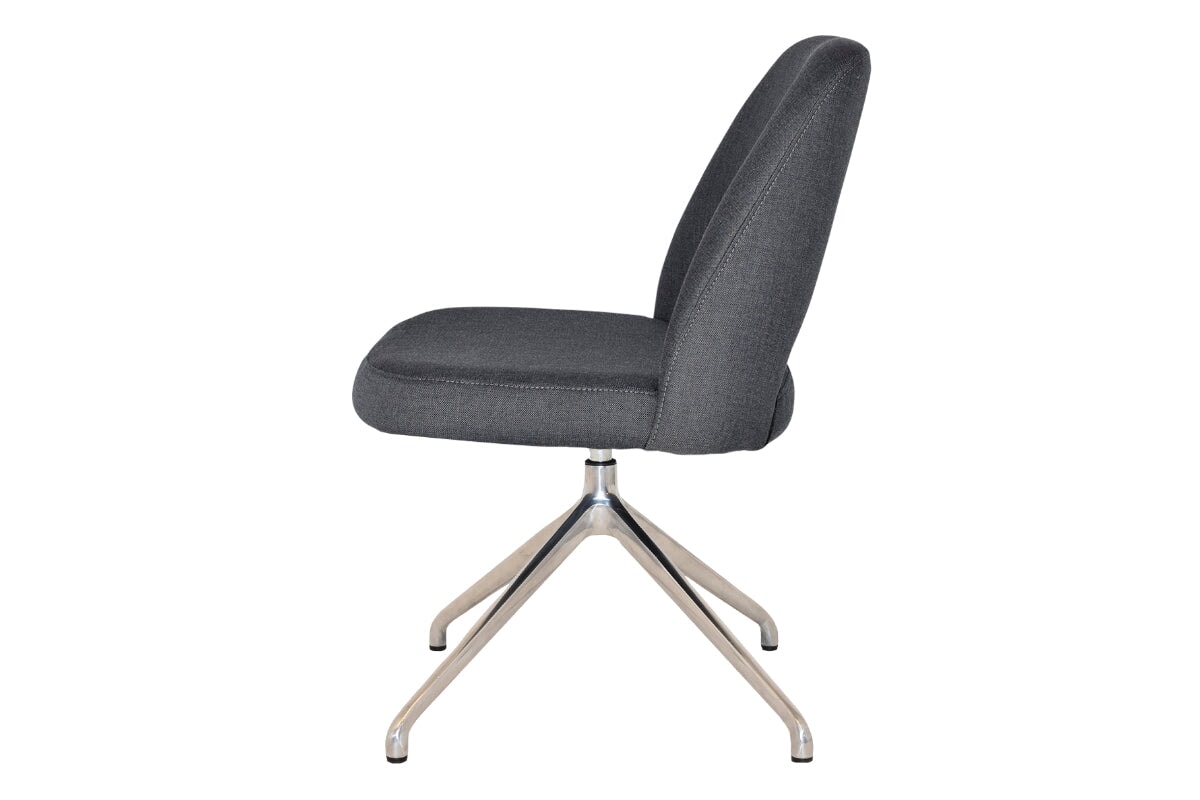 EZ Hospitality Cairo Indoor Armless Chair Metal Base - Trestle EZ Hospitality 