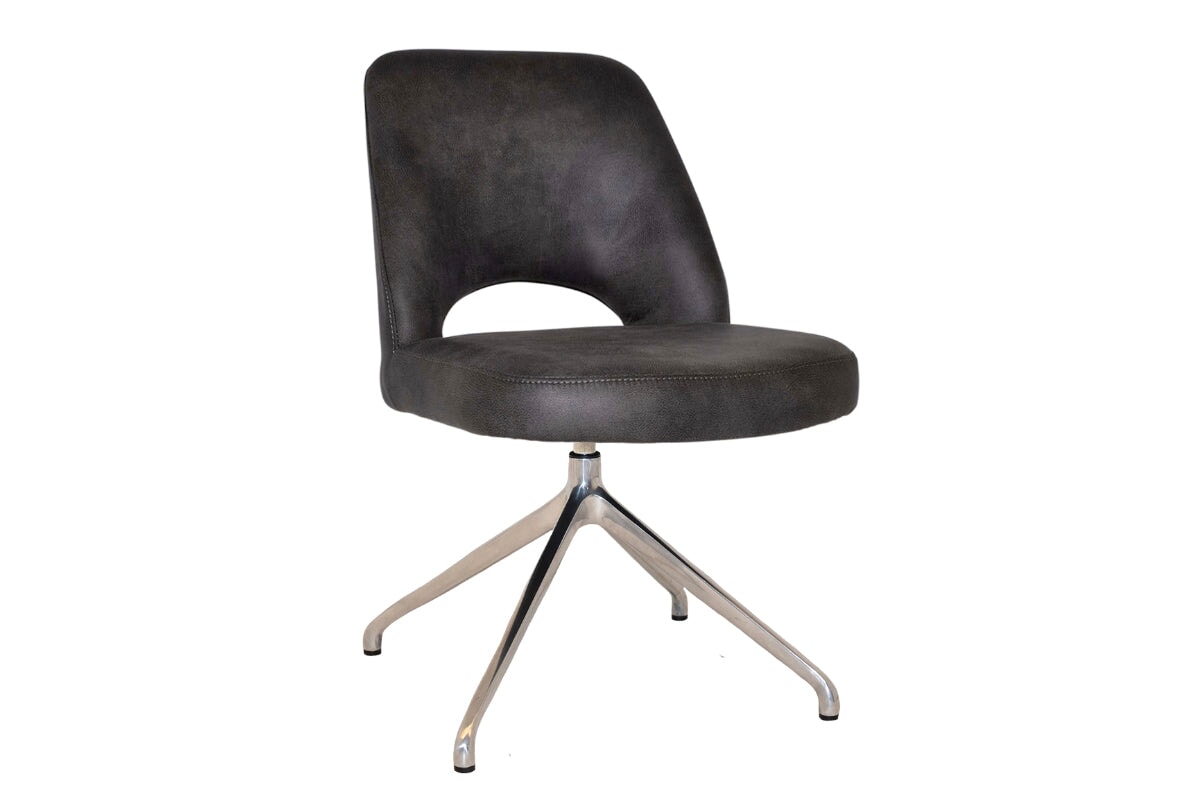 EZ Hospitality Cairo Indoor Armless Chair Metal Base - Trestle EZ Hospitality eastwood slate 