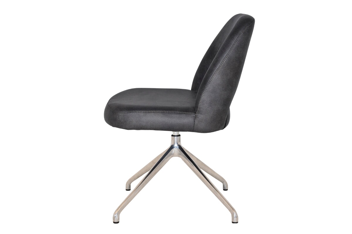 EZ Hospitality Cairo Indoor Armless Chair Metal Base - Trestle EZ Hospitality 