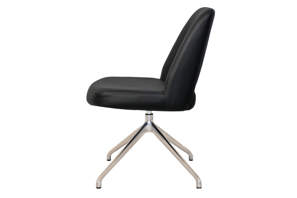 EZ Hospitality Cairo Indoor Armless Chair Metal Base - Trestle EZ Hospitality 