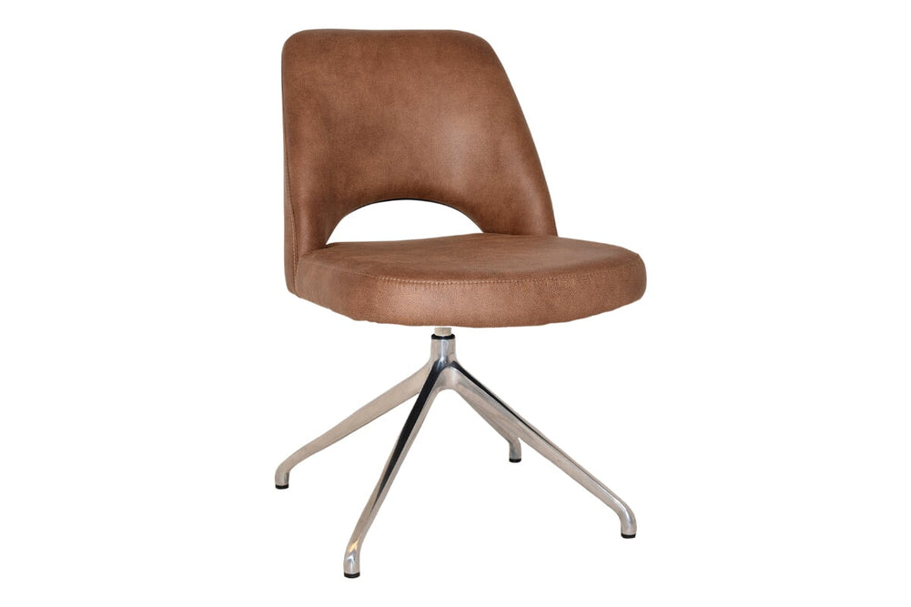 EZ Hospitality Cairo Indoor Armless Chair Metal Base - Trestle-eastwood tan  