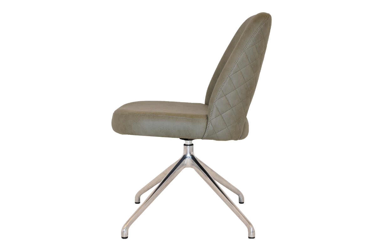 EZ Hospitality Cairo Indoor Armless Chair Metal Base - Trestle EZ Hospitality 