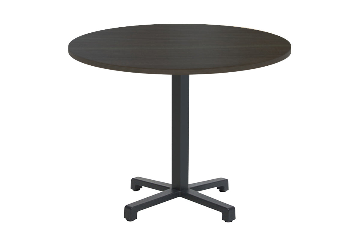 EZ Hospitality Cross Table Base Cast Iron [600 mm] EZ Hospitality anthracite base dark oak 