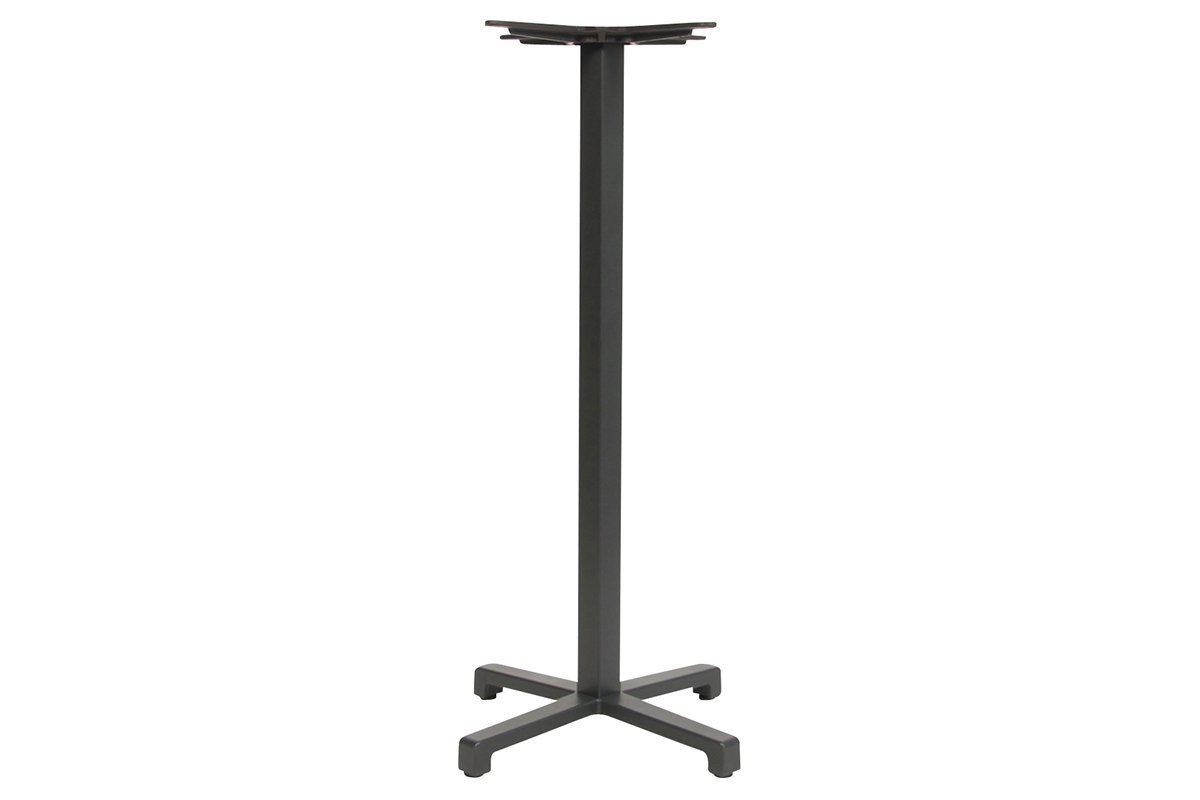 EZ Hospitality Cross Tall Bar Table Base Cast Iron EZ Hospitality Black 