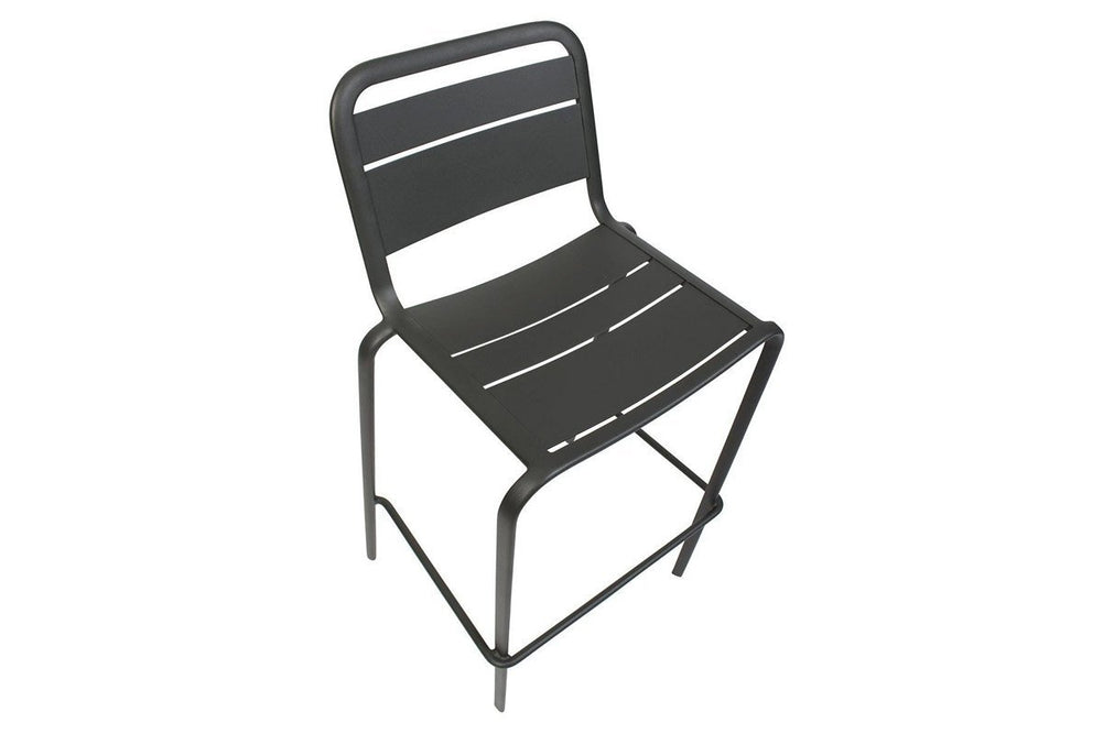 EZ Hospitality Enduro Durable Pub and Bar Stool - 750mm Seat Height-white  