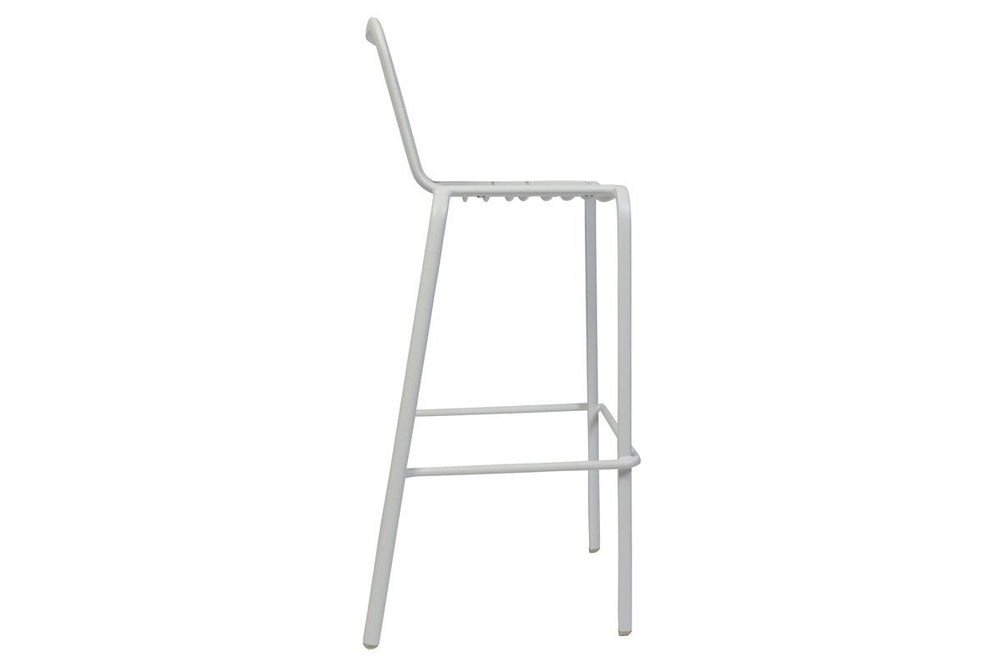 EZ Hospitality Enduro Durable Pub and Bar Stool - 750mm Seat Height-white  