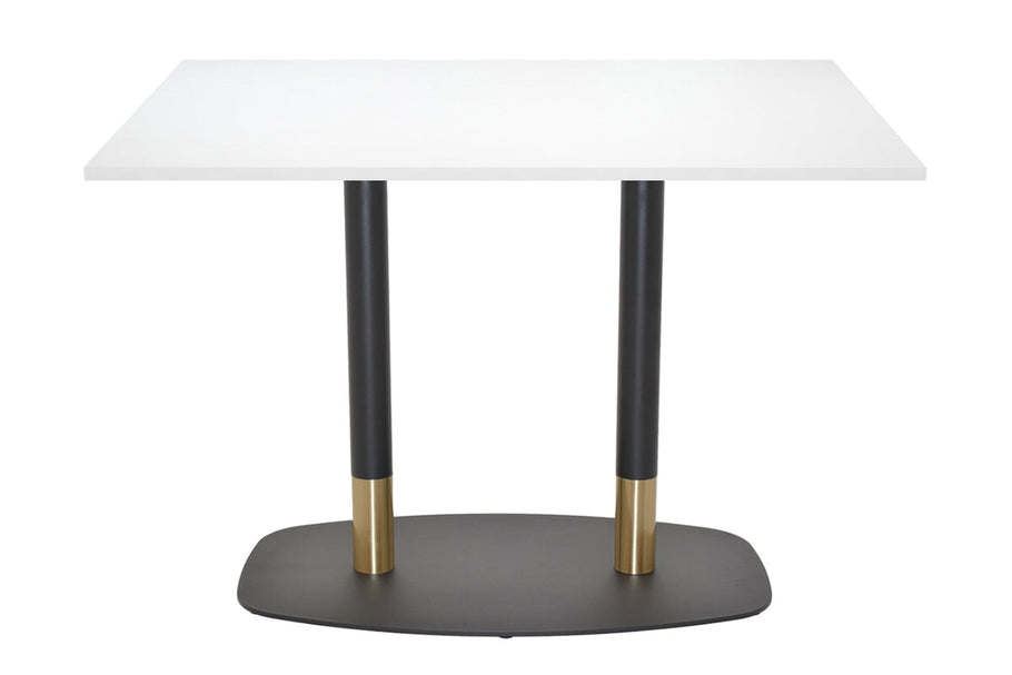 Environmental image of EZ Hospitality Givoli Cafe Table Black/ Brass - Black Arc Base [1200L x 800W]