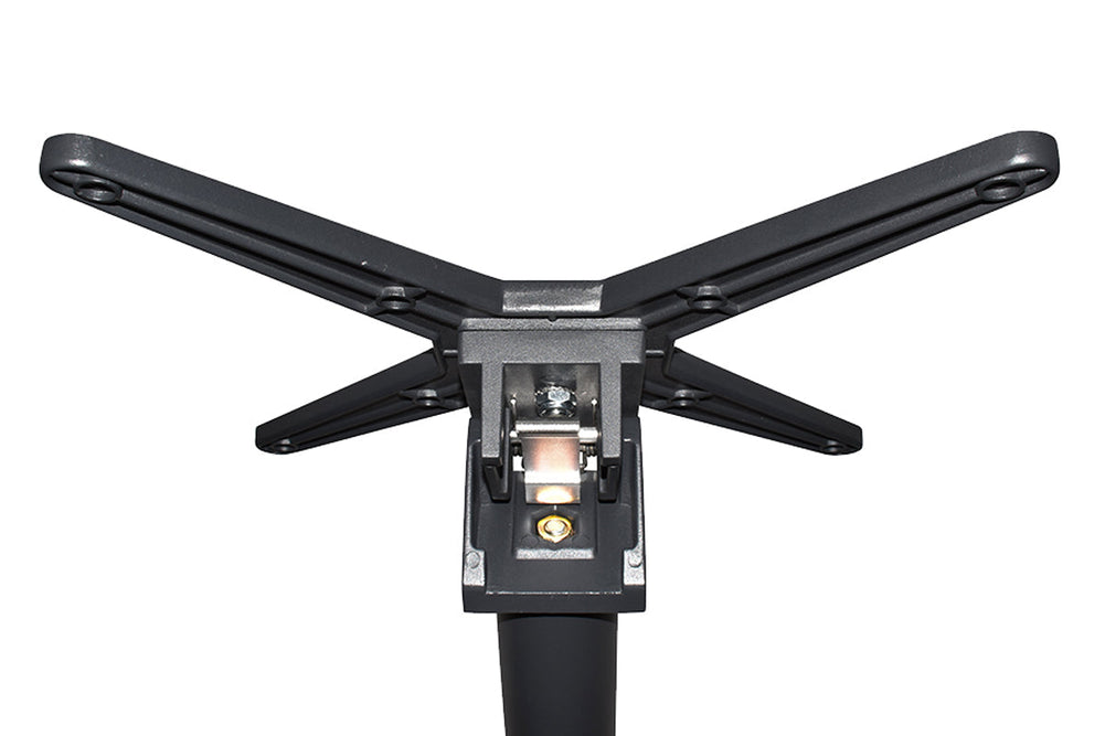 Ez Hospitality Nara Folding Table Base - Square [700L x 700W]-dark oak  