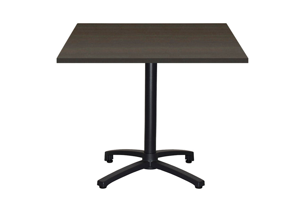 EZ Hospitality Nara Folding Table Base - Square [800L x 800W]-dark oak  