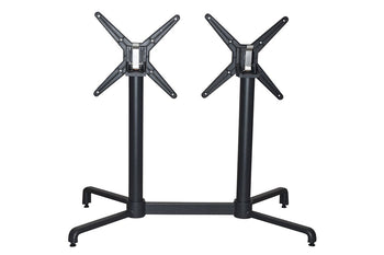  - EZ Hospitality Nara Folding Twin Table Base - Rectangle [1200L x 800W] - 1